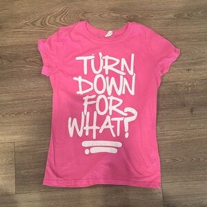 Vibrant Pink Graphic Tee - Short Sleeve